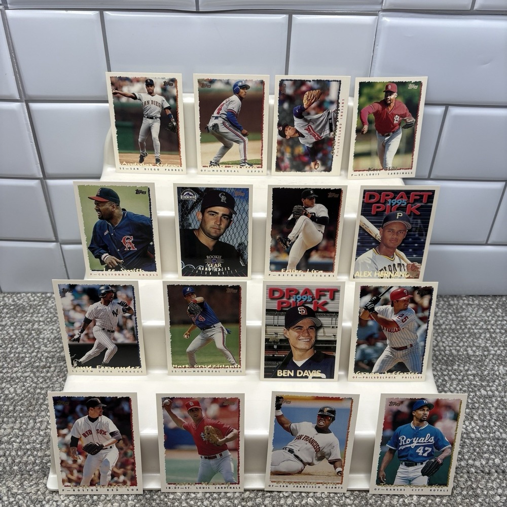 1995 Topps Traded Baseball Partial Base Set‎ Exc Cond - Picture 3 of 10